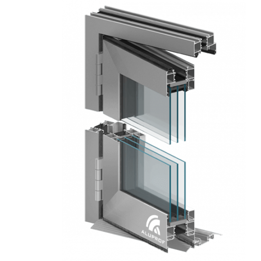 Okno MB-86 FOLD LINE zančky Aluprof